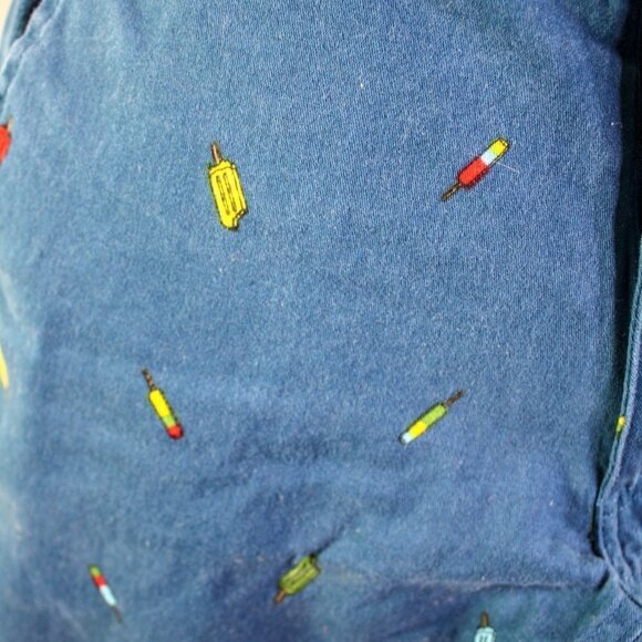 Raw Yarn Industries Shorts Stretch Twill Popsicle Print Blue Size 30 - Picture 3 of 6